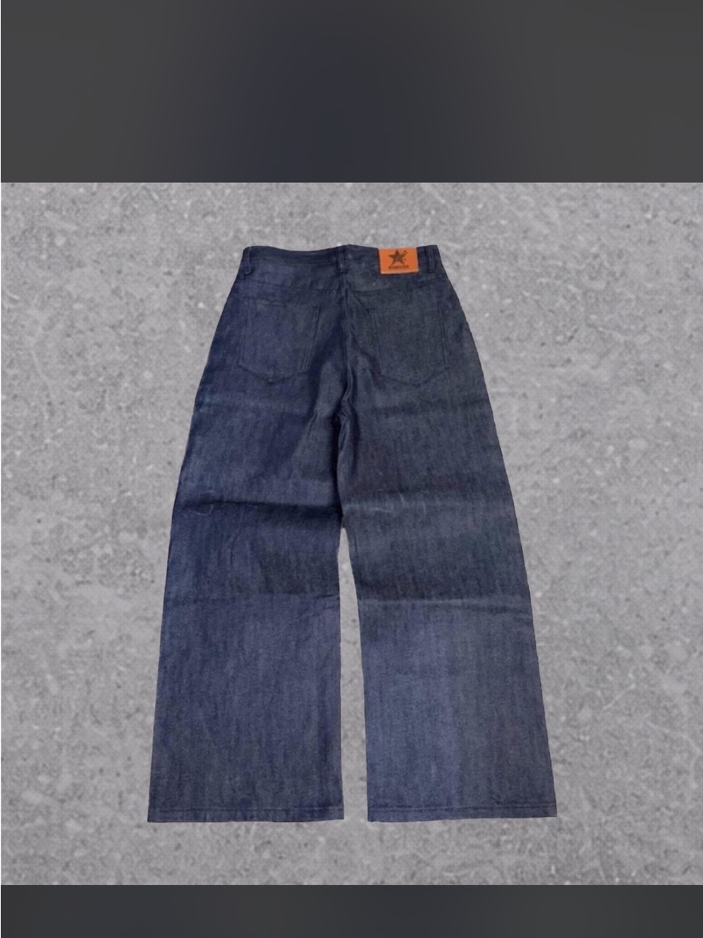 Men's Wide-Leg Raw Indigo Denim - Picture 2 of 7